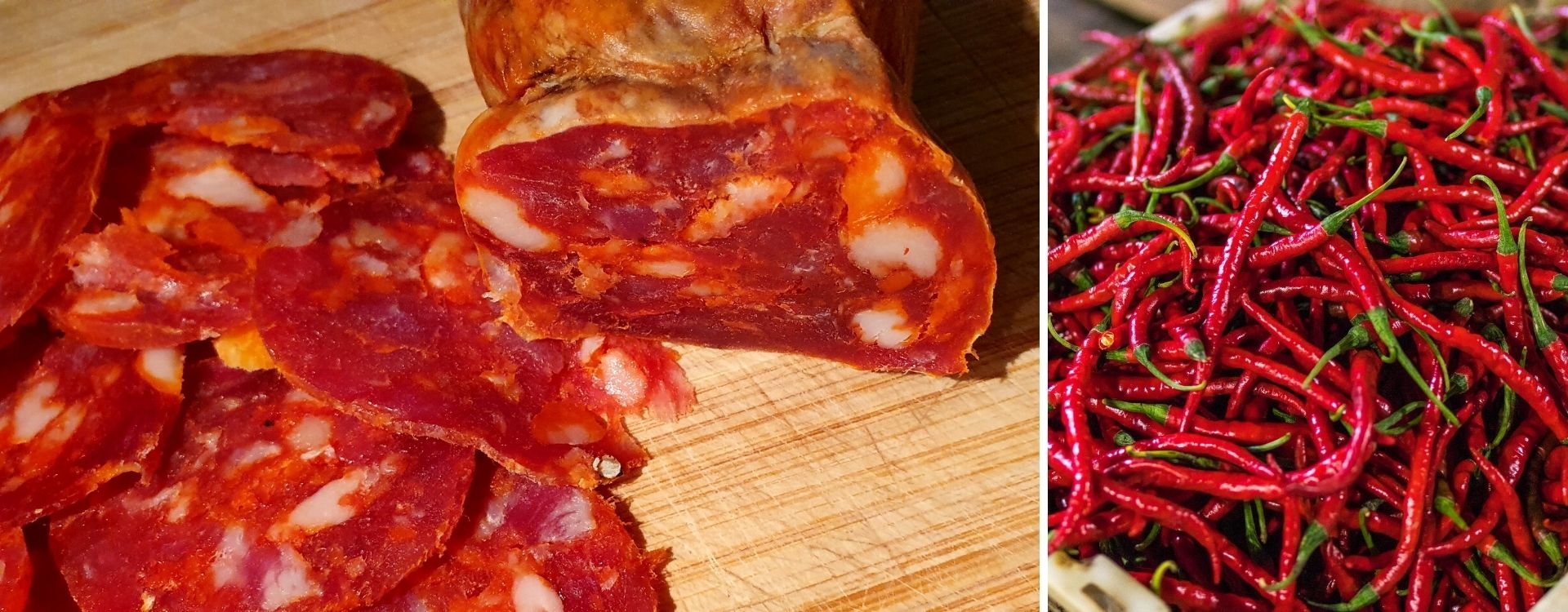 Spicy cold cuts: Ventricina salami and much more
